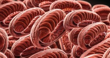 Photo muscle mitochondria