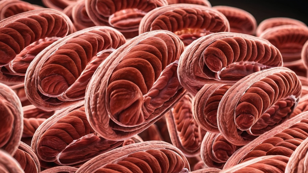 Photo muscle mitochondria